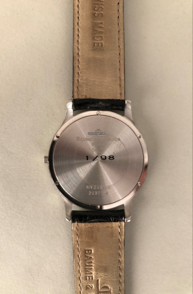 Baume & Mercier Mens watch Unisex Quartz White gold M0A06494 7