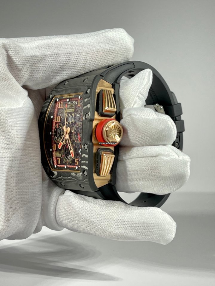 Richard Mille RM 011 Mens watch Unisex Automatic Rose gold RM11 F1 Lotus Romain Grosjean 7