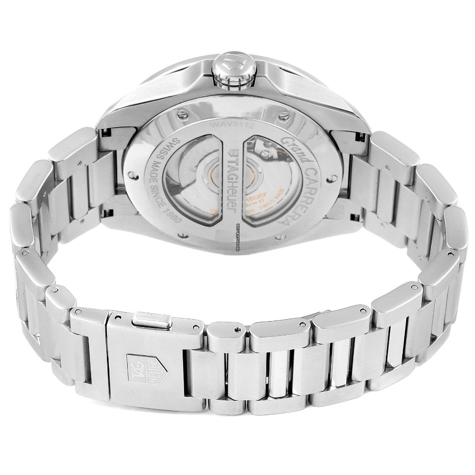 TAG Heuer Grand Carrera Mens watch Unisex Automatic Steel WAV5112.BA0901 7