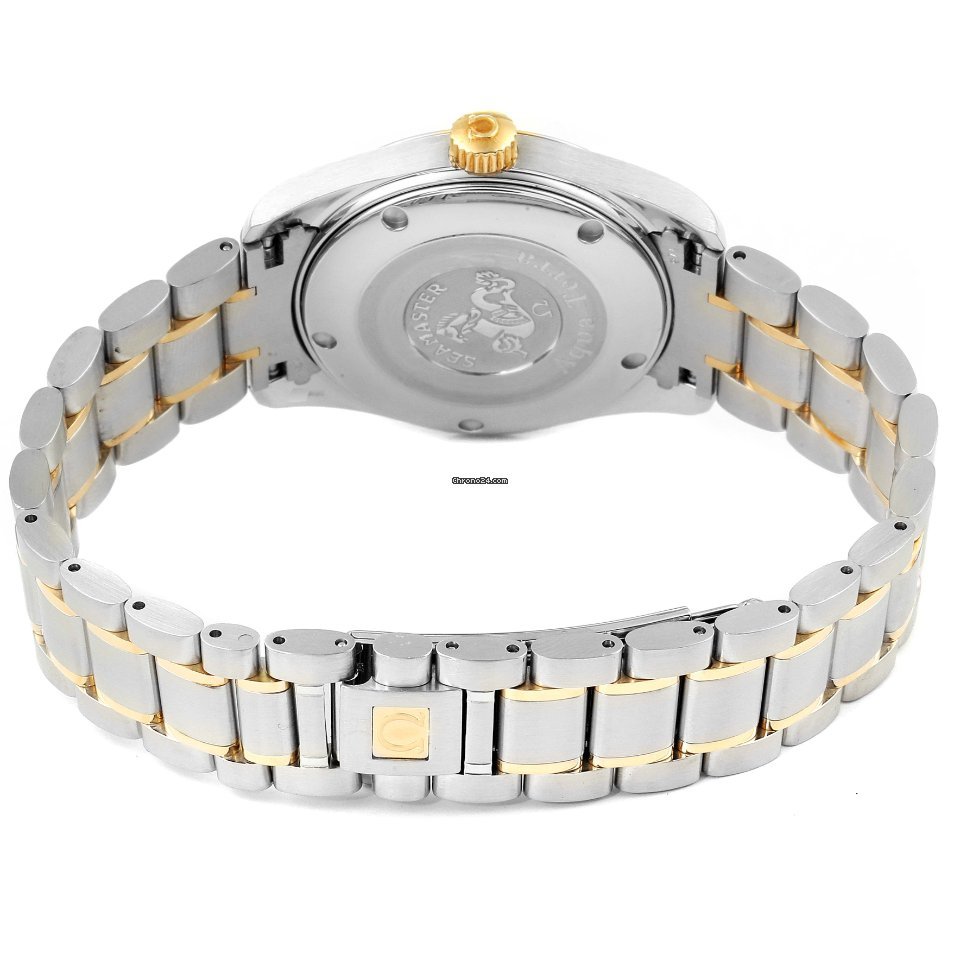 Omega Seamaster Aqua Terra Mens watch Unisex Quartz Gold Steel 2318.30.00 7