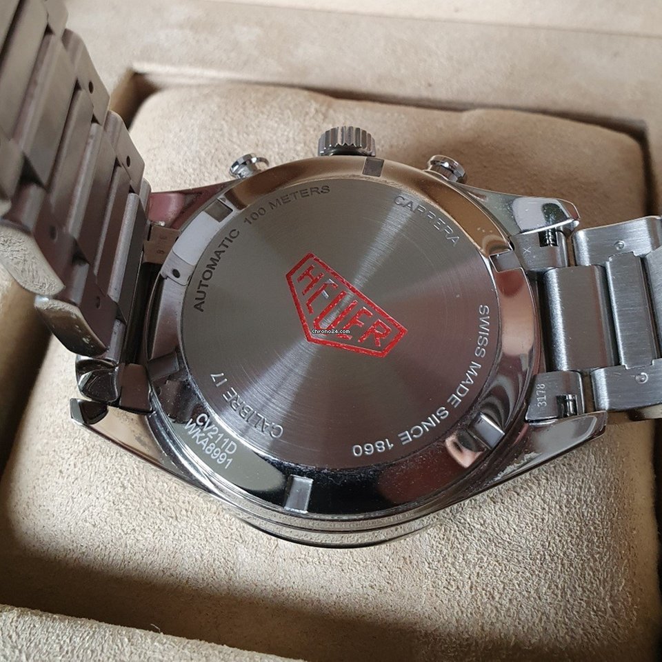 TAG Heuer Carrera Calibre 17 Mens watch Unisex Automatic Steel CV211D.BA0739 7