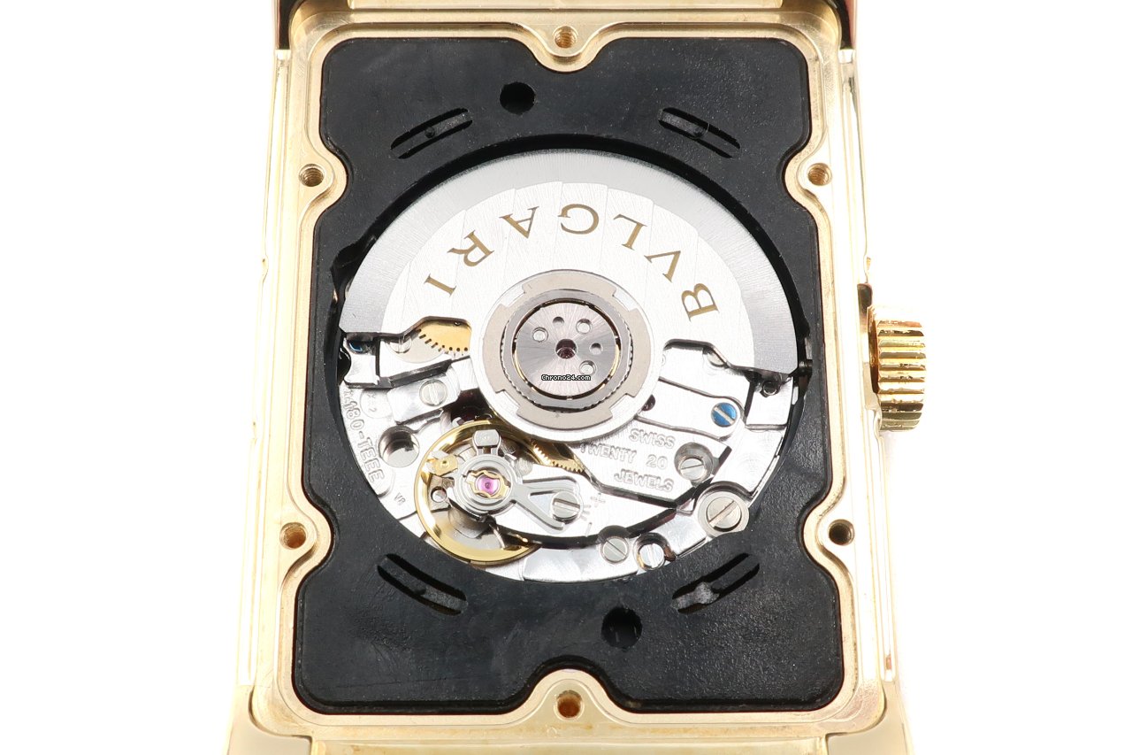 Bulgari Rettangolo Mens watch Unisex Automatic Yellow gold RT45G 7