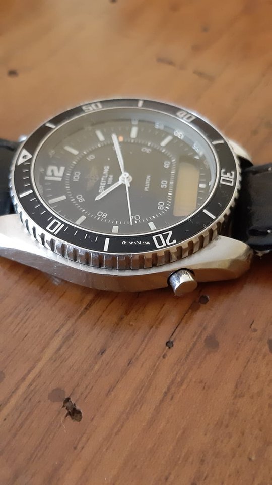 Breitling Pluton Mens watch Unisex Quartz Steel 80191 7