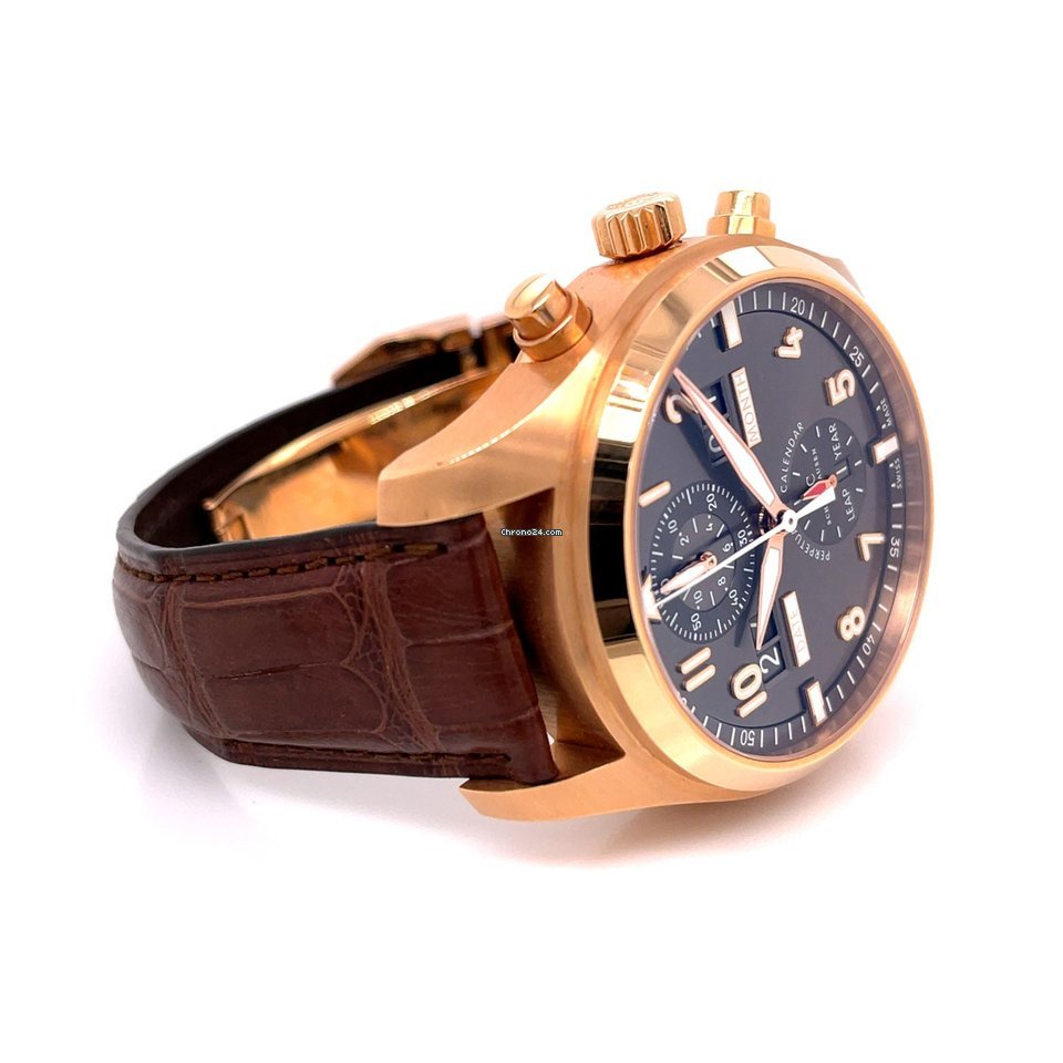 IWC Pilot Spitfire Perpetual Calendar Digital Date-Month Mens watch Unisex Automatic Rose gold IW379103 7