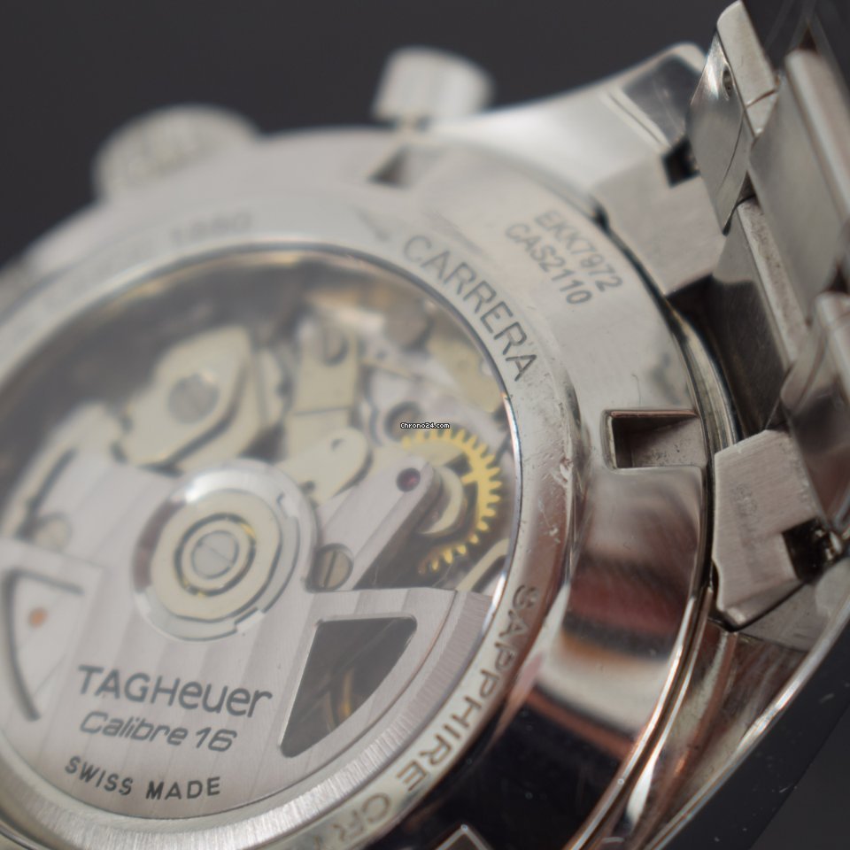 TAG Heuer Carrera Calibre 16 Mens watch Unisex Automatic Steel CAS2110.BA0730 7