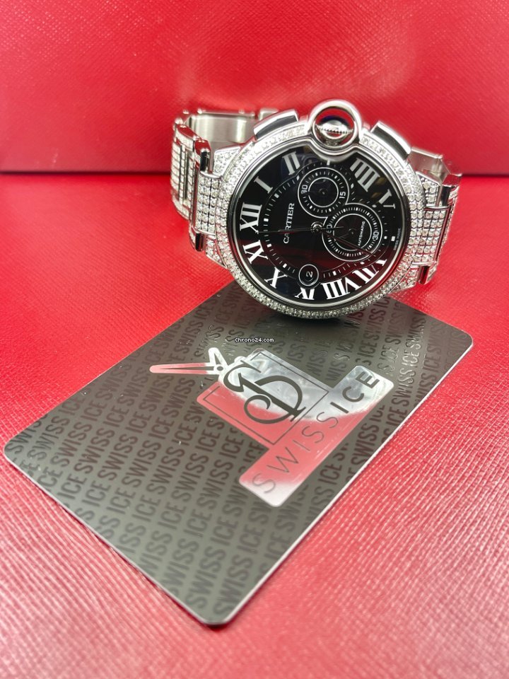 Cartier Ballon Bleu 44mm Mens watch Unisex Automatic Steel W6920025 7