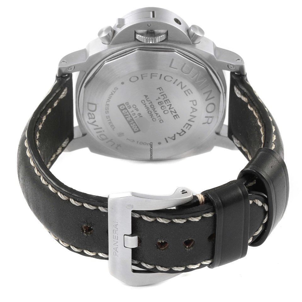 Panerai Luminor Chrono Mens watch Unisex Automatic Steel PAM00356 7