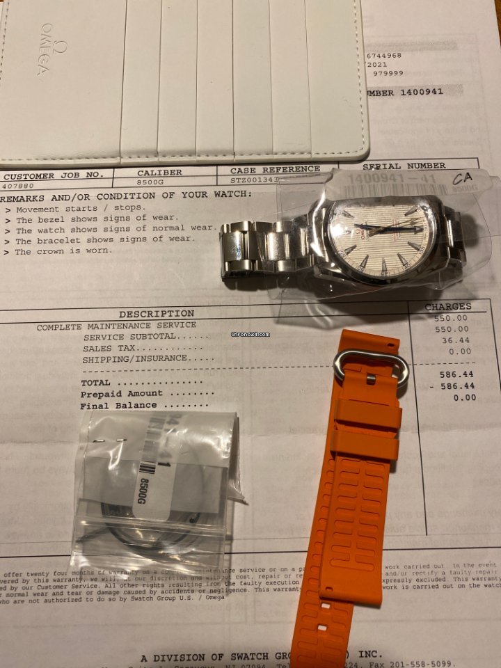 Omega Seamaster Aqua Terra Mens watch Unisex Automatic STZ001343 7