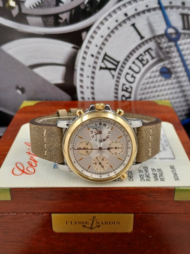 Ulysse Nardin Mens watch Unisex Automatic Gold Steel 575-22 7