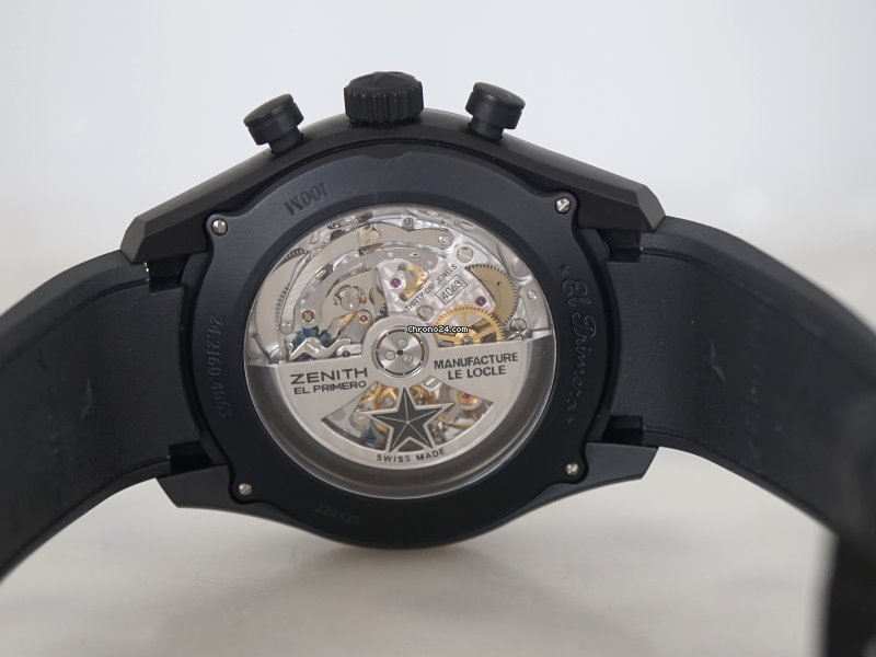 Zenith El Primero Chronomaster Mens watch Unisex Automatic Ceramic 24.2160.4063 28.R515 7