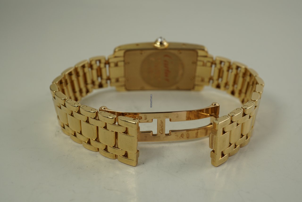 Cartier Tank Americaine Womens watch Quartz Yellow gold 1710 7