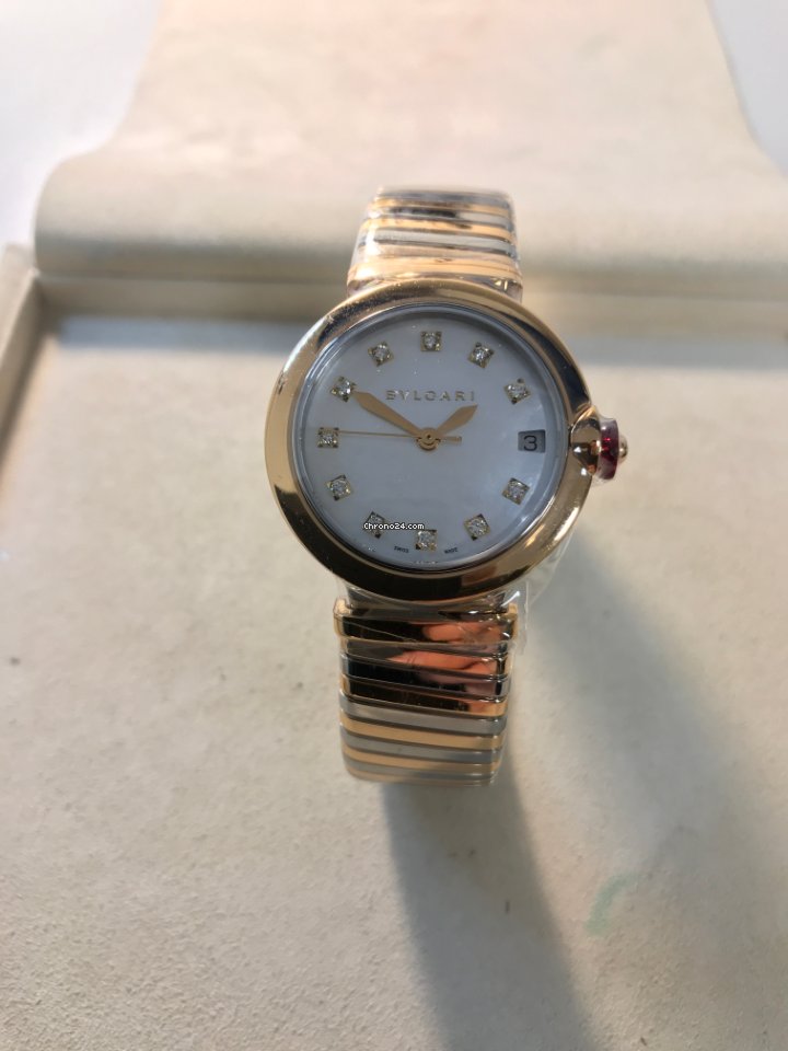 Bulgari Lucea Womens watch Quartz Gold Steel LU28WSPGSPG 12.T 102952 7