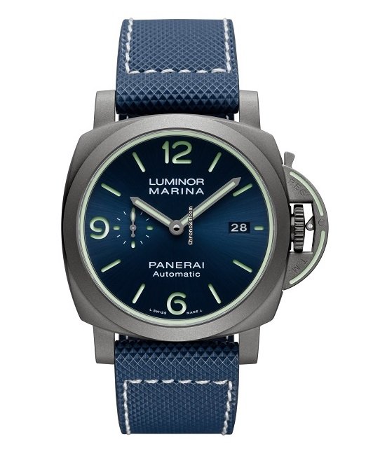 Panerai Luminor Marina Mens watch Unisex Automatic Titanium PAM 01117 7