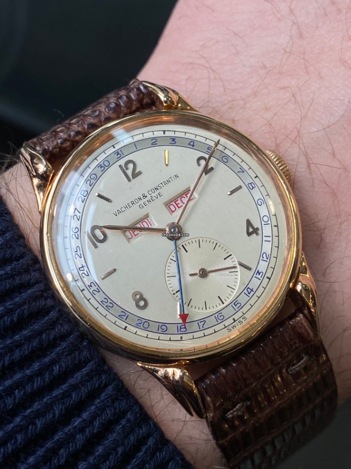 Vacheron Constantin Mens watch Unisex Manual winding Rose gold 4240 7