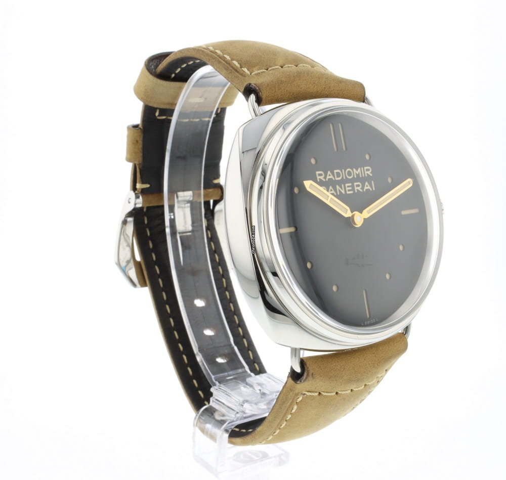 Panerai Radiomir 3 Days 47mm Mens watch Unisex Manual winding Steel PAM00425 PAM425 7
