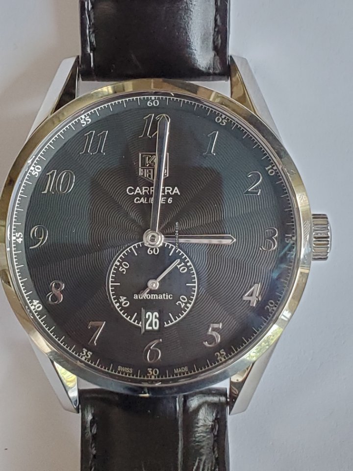 TAG Heuer Carrera Calibre 6 Mens watch Unisex Automatic Steel was2110.fc6180 7