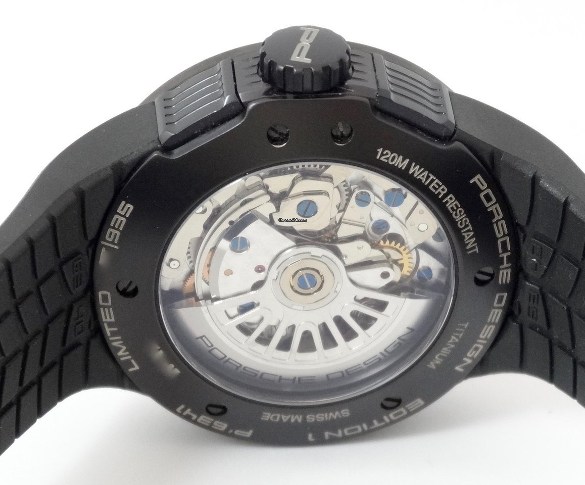 Porsche Design Flat Six Mens watch Unisex Automatic Titanium 6341.13.44.1169 7