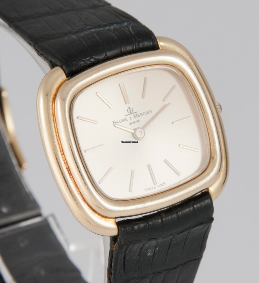 Baume & Mercier Mens watch Unisex Manual winding Yellow gold 37091 7