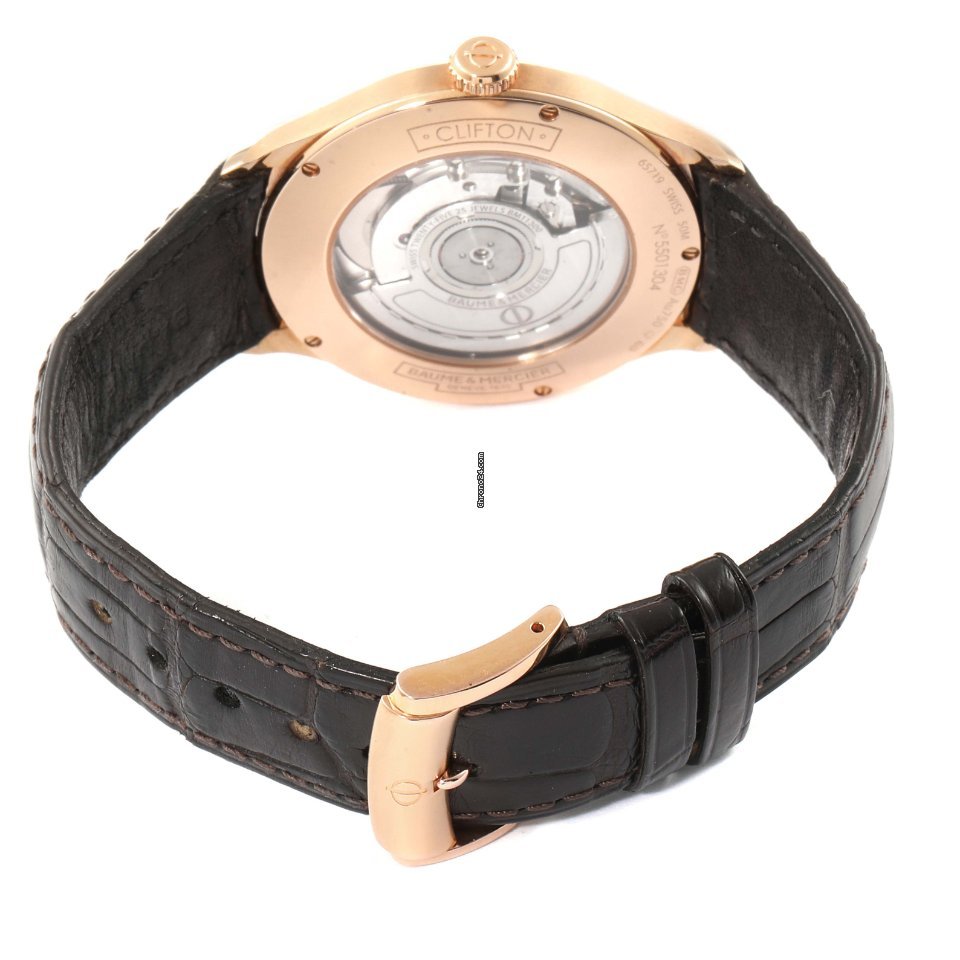 Baume & Mercier Clifton Mens watch Unisex Automatic Rose gold M0A10059 7