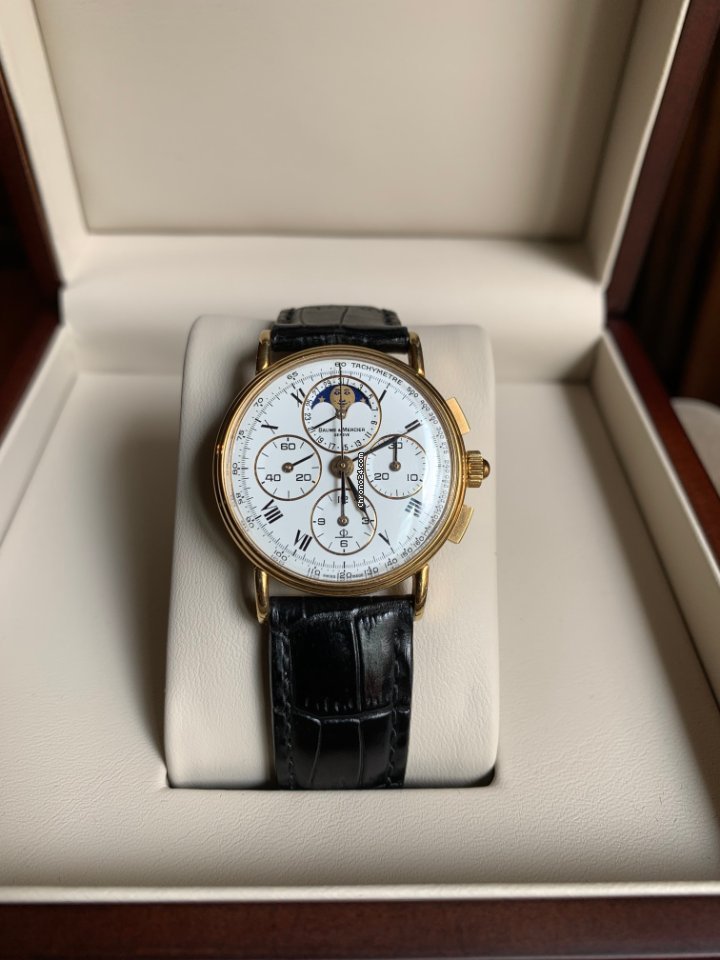 Baume & Mercier Mens watch Unisex Manual winding Yellow gold 6102.099 7