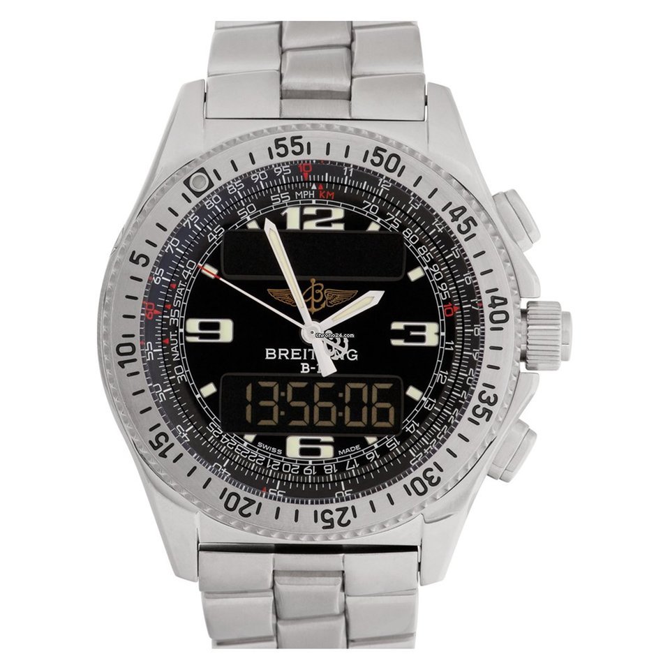 Breitling B-1 Mens watch Unisex Quartz Steel A68062 7