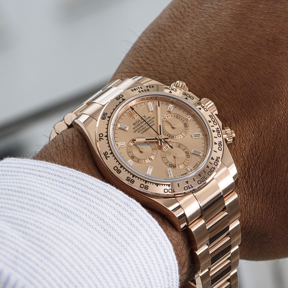 Rolex Daytona Mens watch Unisex Rose gold Automatic 116505 7