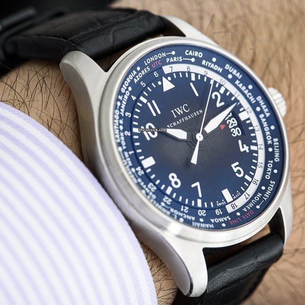 IWC Pilot Worldtimer Mens watch Unisex Automatic Steel IW326201 7