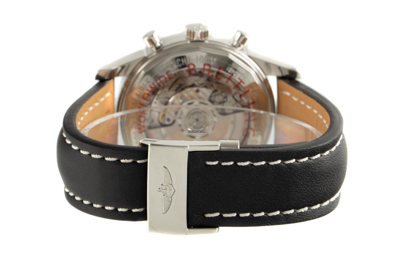 Breitling Transocean Chronograph GMT Mens watch Unisex Automatic Steel AB045112 BC67 7