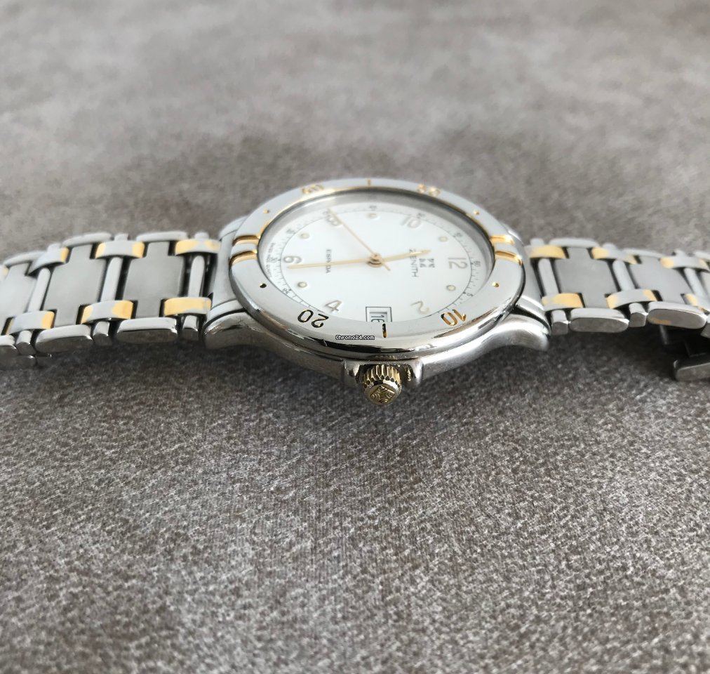 Zenith El Primero Espada Mens watch Unisex Quartz Gold Steel 59.0140.337 7