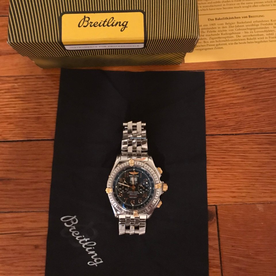 Breitling Crosswind Special Mens watch Unisex Automatic Gold Steel B44356 7