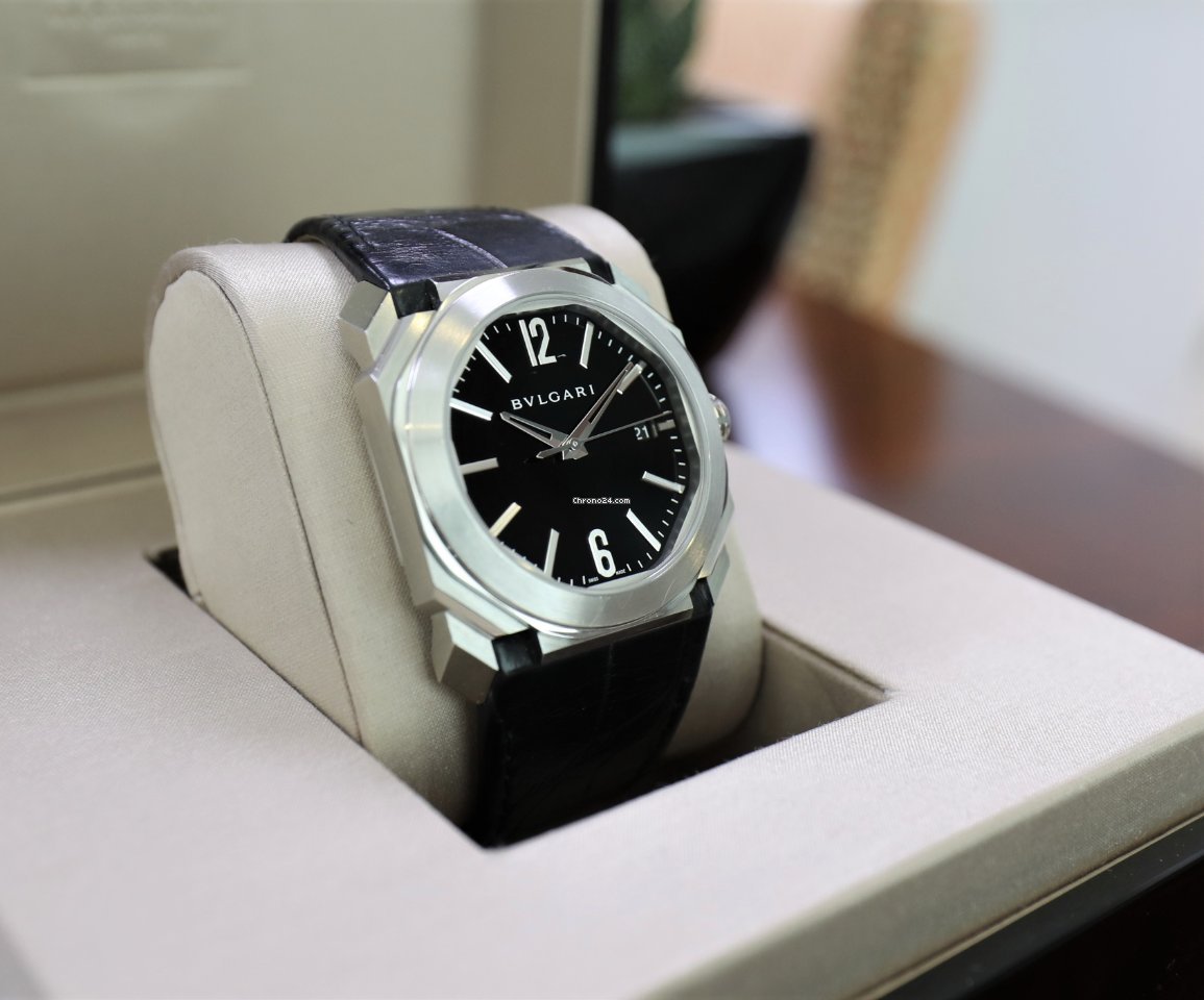 Bulgari Octo Mens watch Unisex Automatic Steel 102121 BGO38BSLD 7