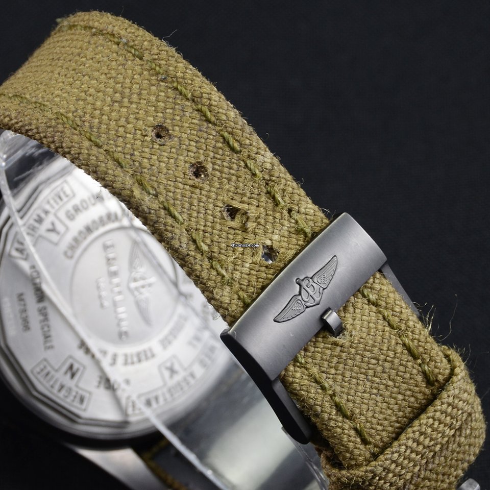Breitling Chronospace Military Mens watch Unisex Quartz Steel M7836622 BD39 7