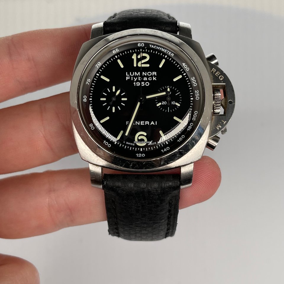 Panerai Luminor 1950 3 Days Chrono Flyback Mens watch Unisex Automatic Steel PAM 00212 7