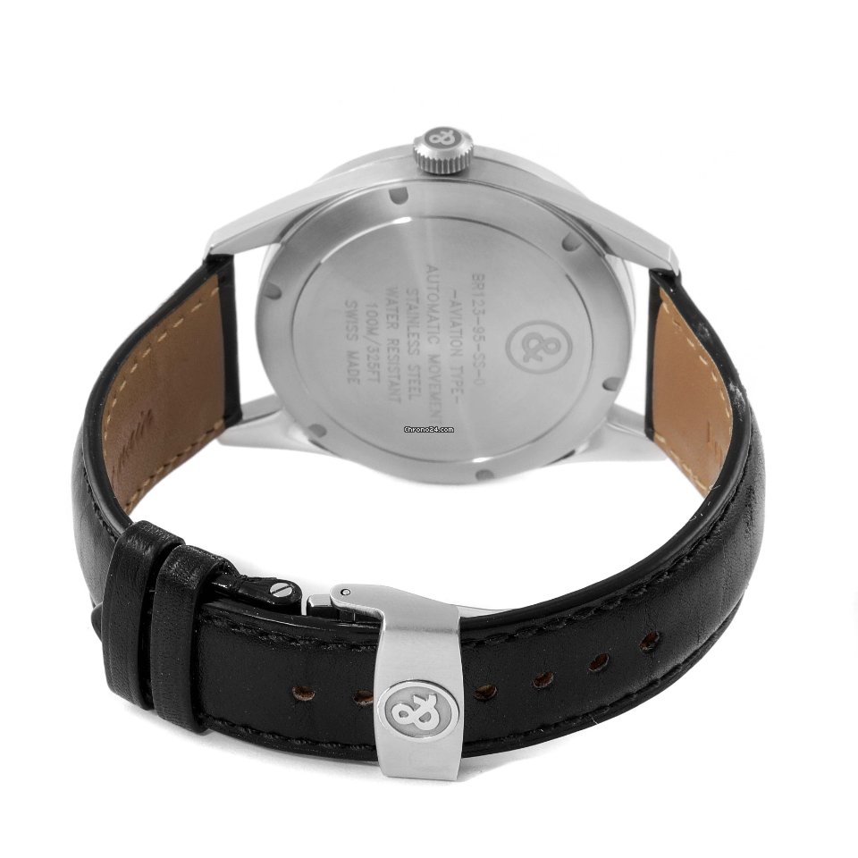 Bell & Ross Vintage Mens watch Unisex Automatic Steel BR123-95-SS 7