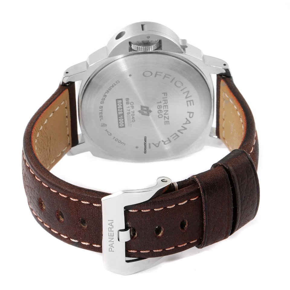 Panerai Luminor Base Logo Mens watch Unisex Manual winding Steel PAM00630 7
