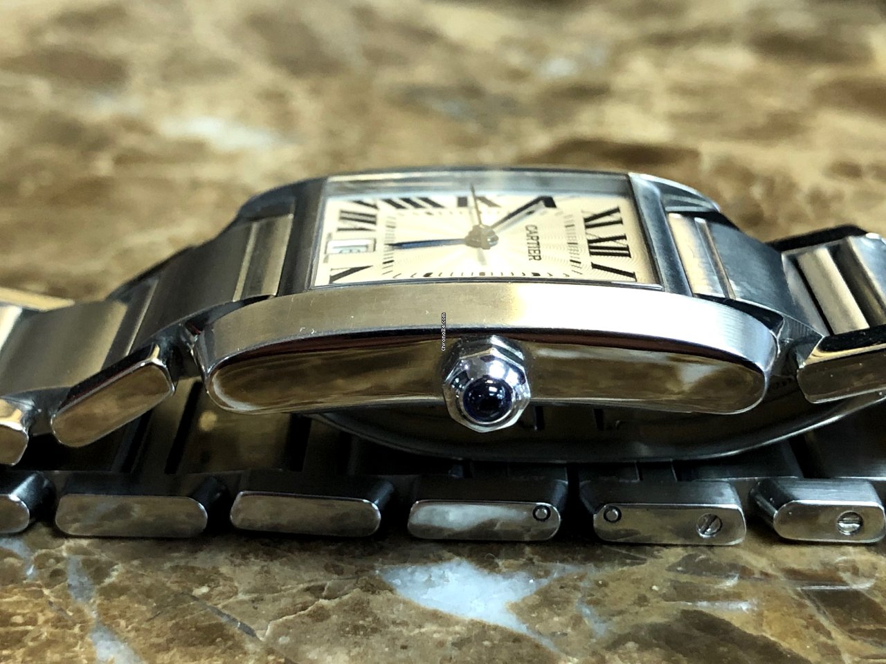 Cartier Tank Francaise Mens watch Unisex Automatic Steel W51002Q3 7