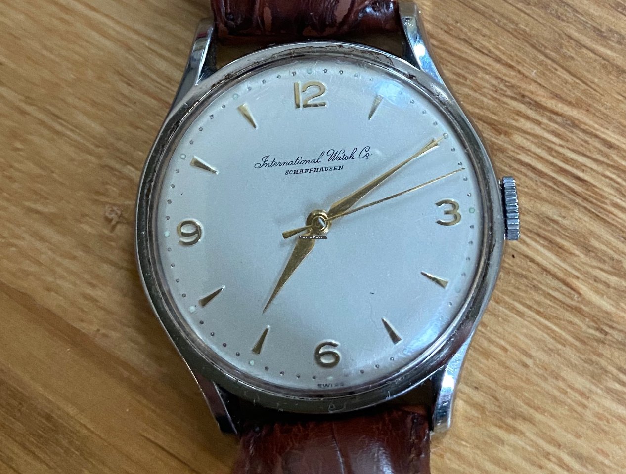 IWC Mens watch Unisex Manual winding Steel 1331178 7