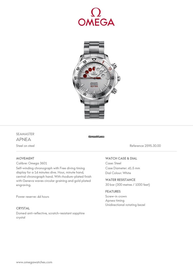 Omega Seamaster Mens watch Unisex Automatic Steel 2595.30 7