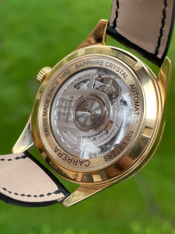 TAG Heuer Carrera Calibre 7 Mens watch Unisex Automatic Yellow gold WAR2140.FC8159 7