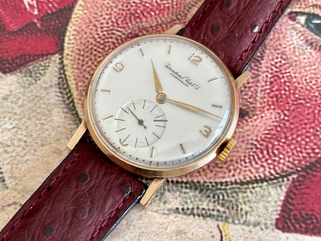 IWC Mens watch Unisex Manual winding Yellow gold 220012 7
