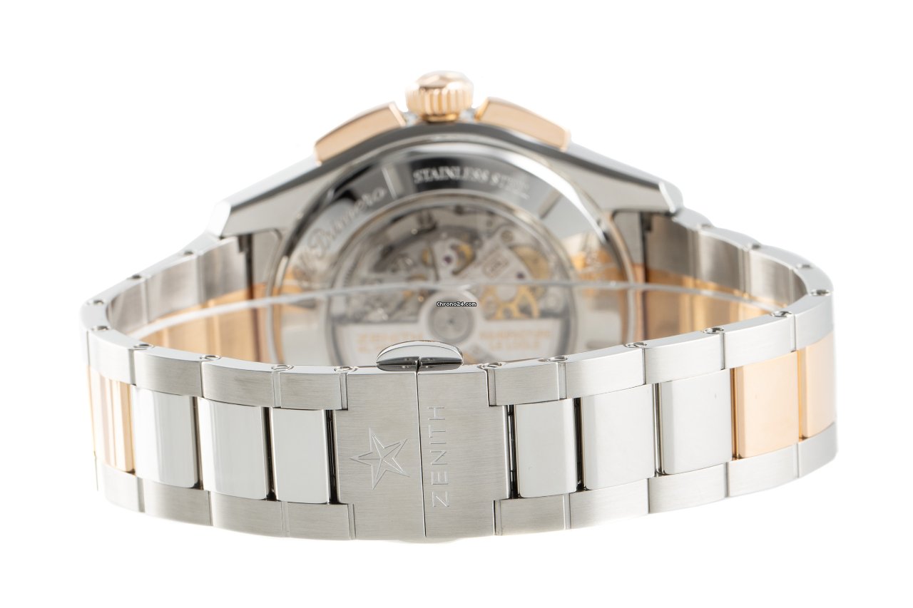 Zenith El Primero Stratos Flyback Mens watch Unisex Automatic Gold Steel 51.2061.405 75.M2060 7