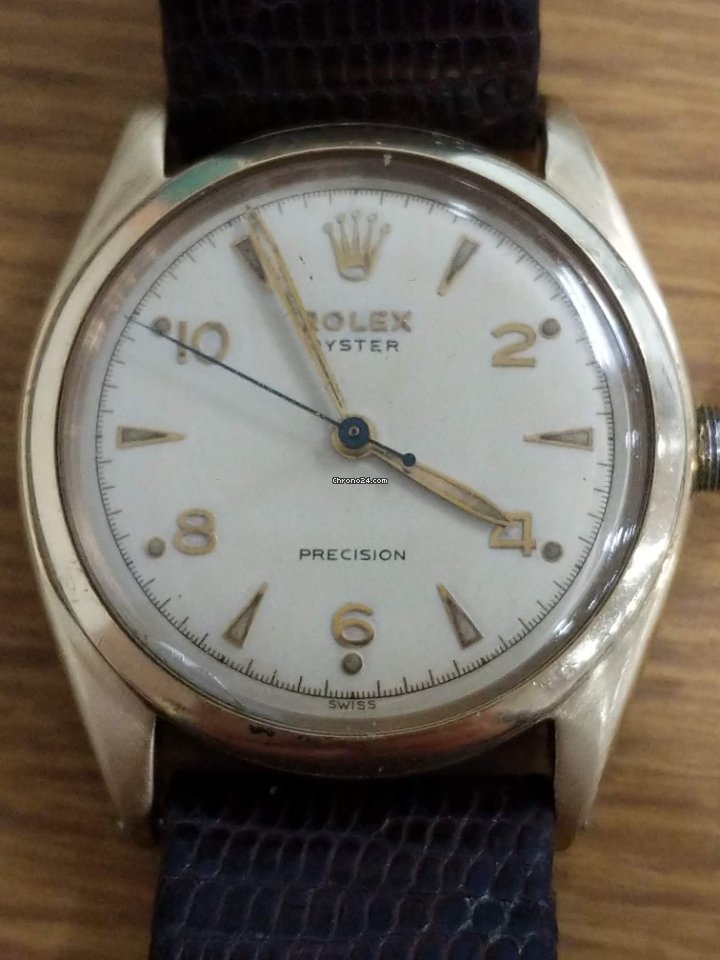 Rolex Oyster Precision Mens watch Unisex Yellow gold Manual winding 6022 7