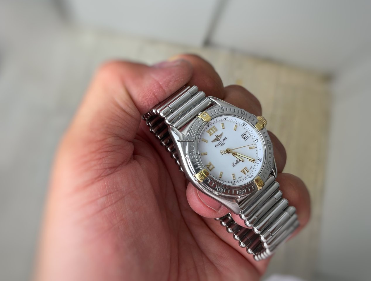Breitling Callisto Womens watch Quartz Gold Steel B64046 7