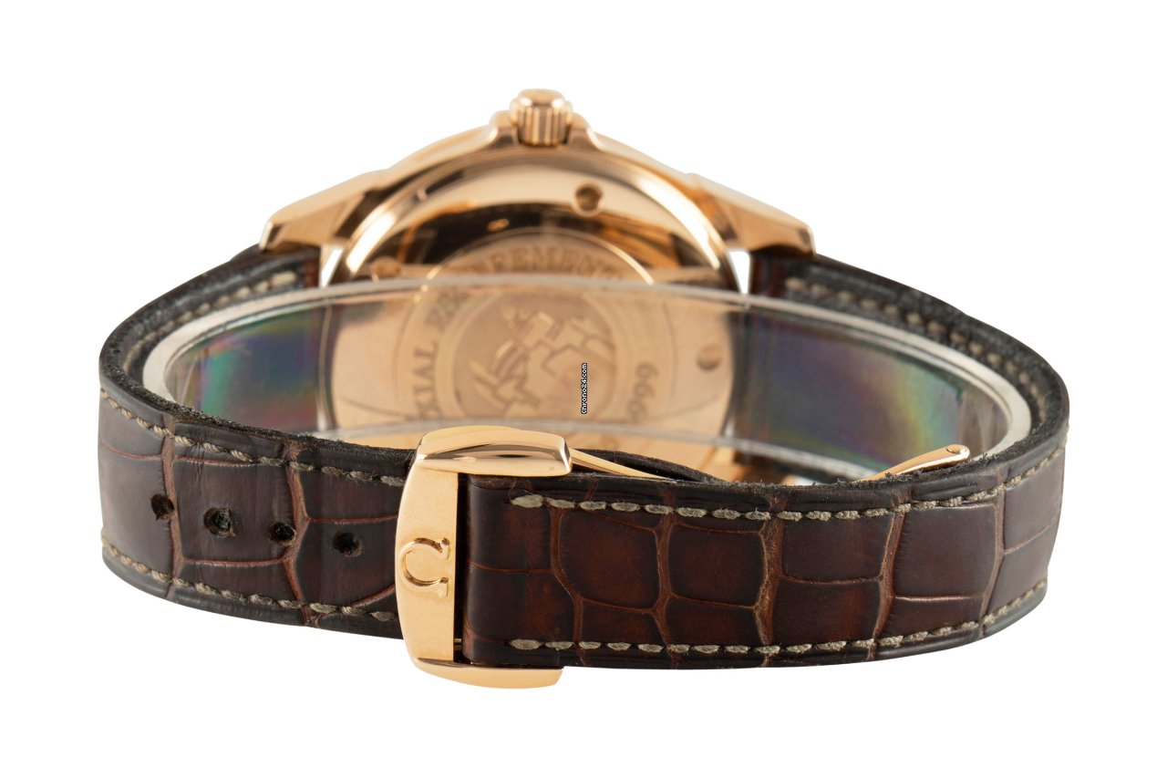 Omega De Ville Co-Axial Womens watch Automatic Red gold 5931.81.23 7