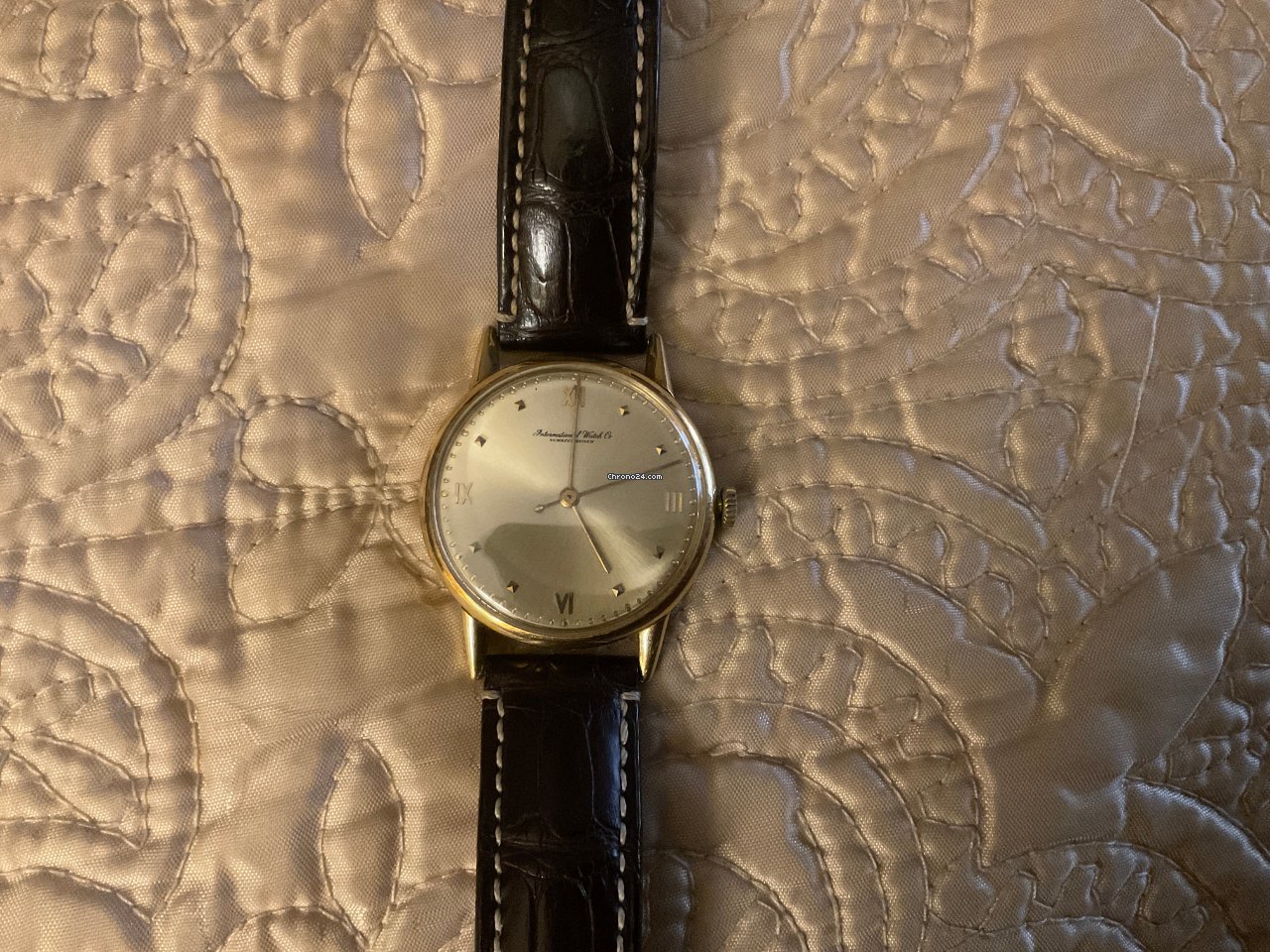 IWC Mens watch Unisex Manual winding Yellow gold 149 7