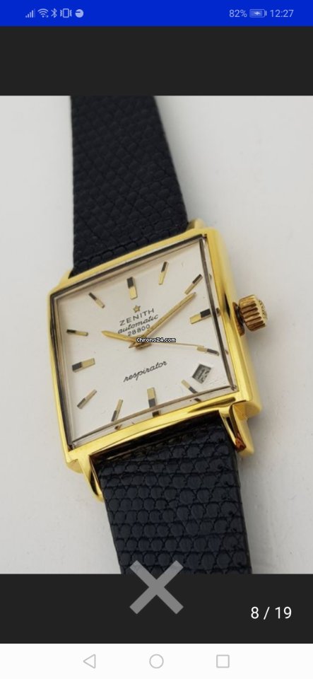 Zenith Mens watch Unisex Automatic Gold Steel 28800 7