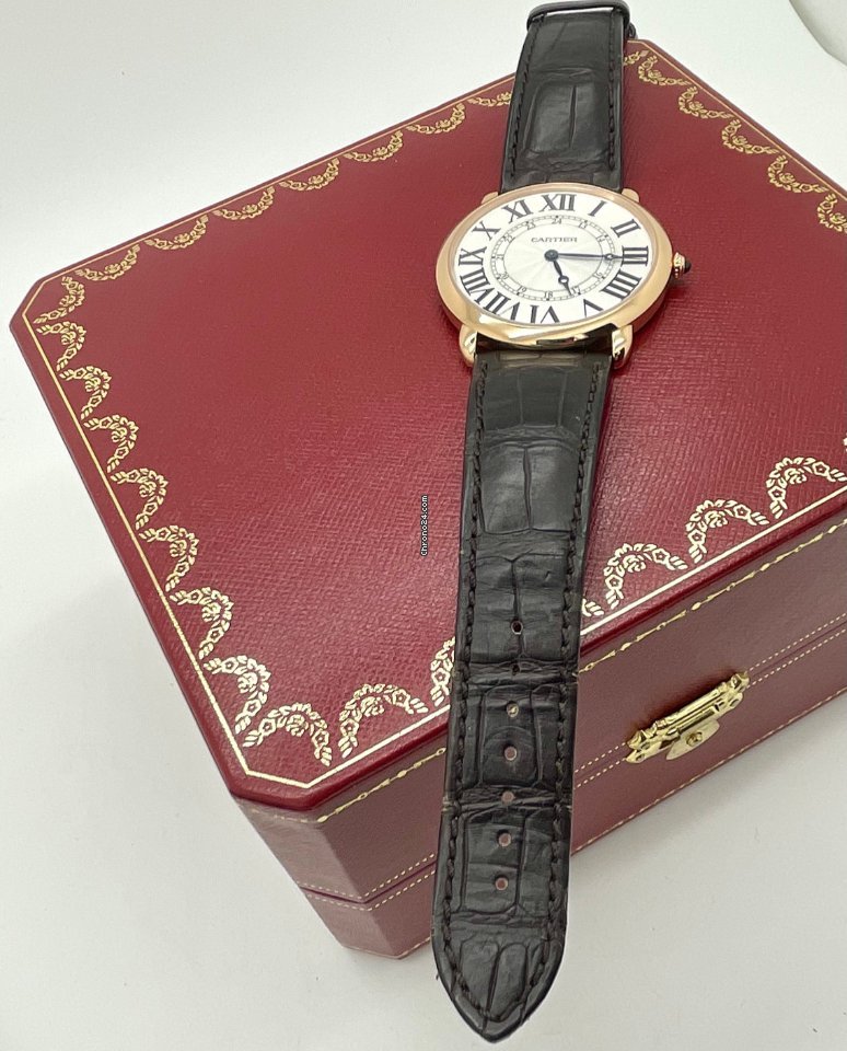 Cartier Ronde Louis Cartier Mens watch Unisex Manual winding Rose gold W6801004 7