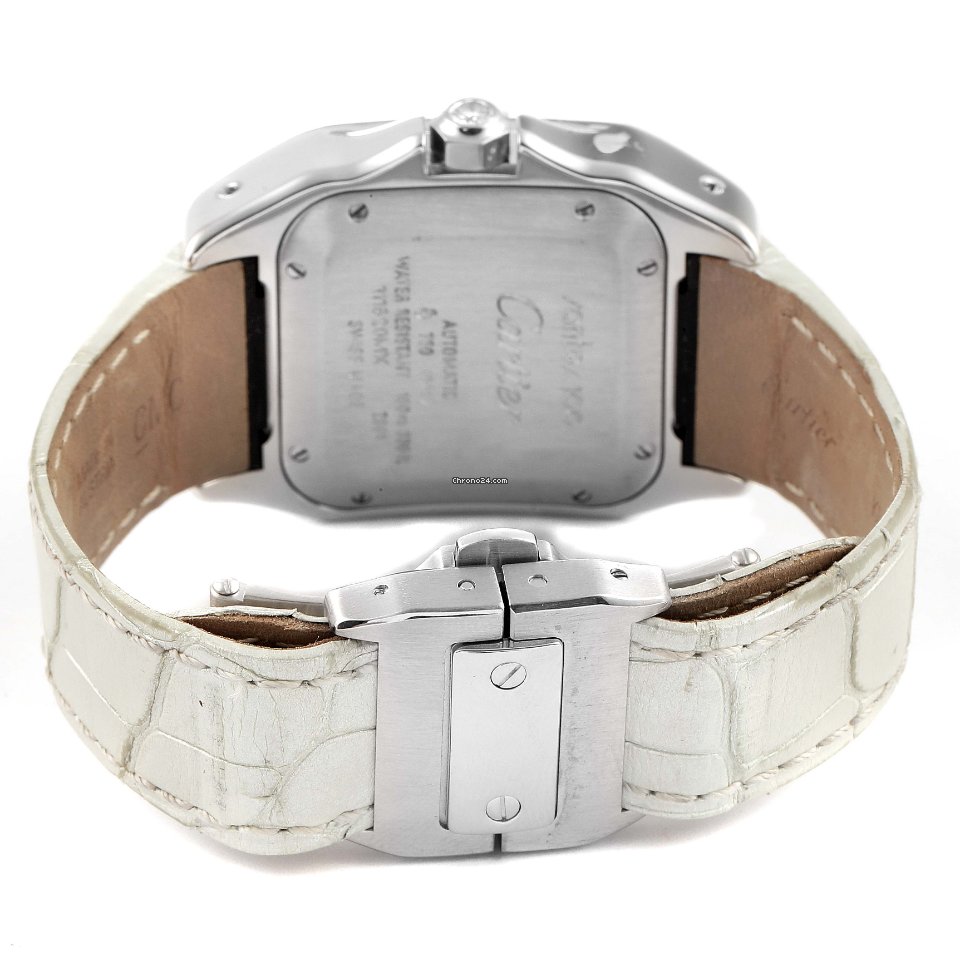 Cartier Santos 100 Womens watch Automatic White gold WM503251 7