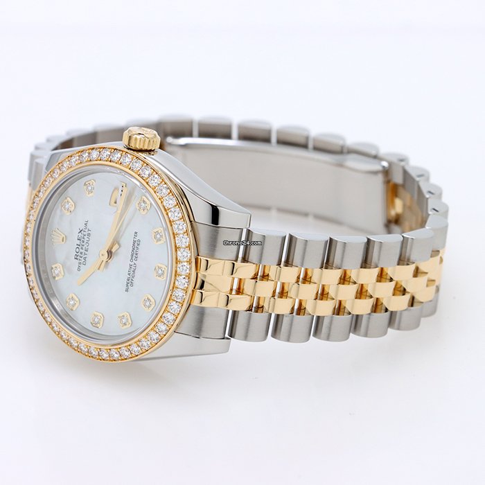 Rolex Datejust 31 Gold Steel Automatic 178383NG 7