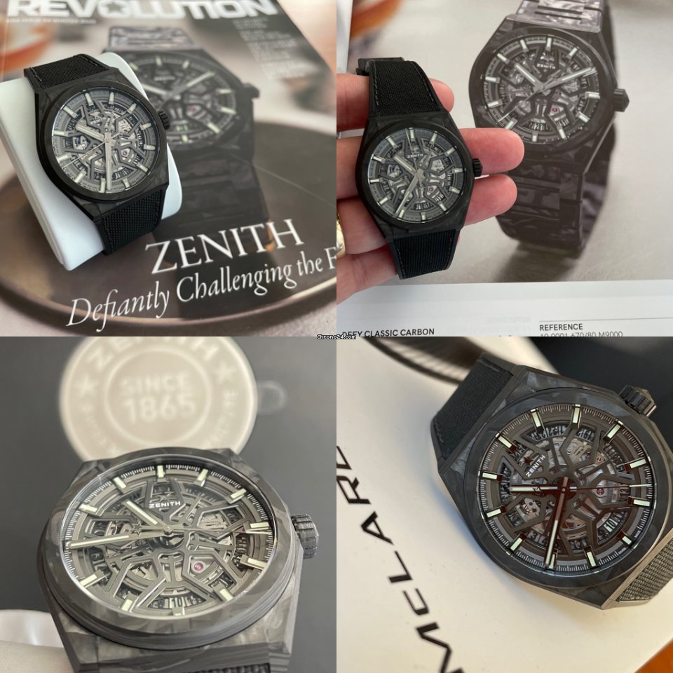 Zenith Defy Mens watch Unisex Automatic Carbon 10.9000.670 80.R795 7